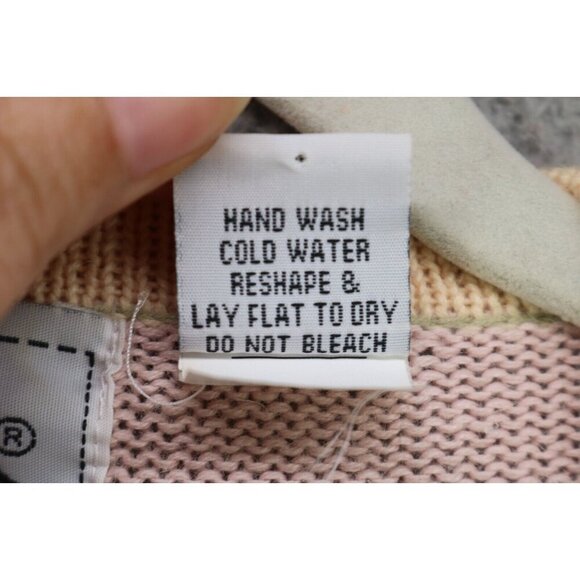 Storybook Knits Vtg. Beaded Embroidered Sweater-Size Large-Grandmacore-Y2K - Picture 5 of 13